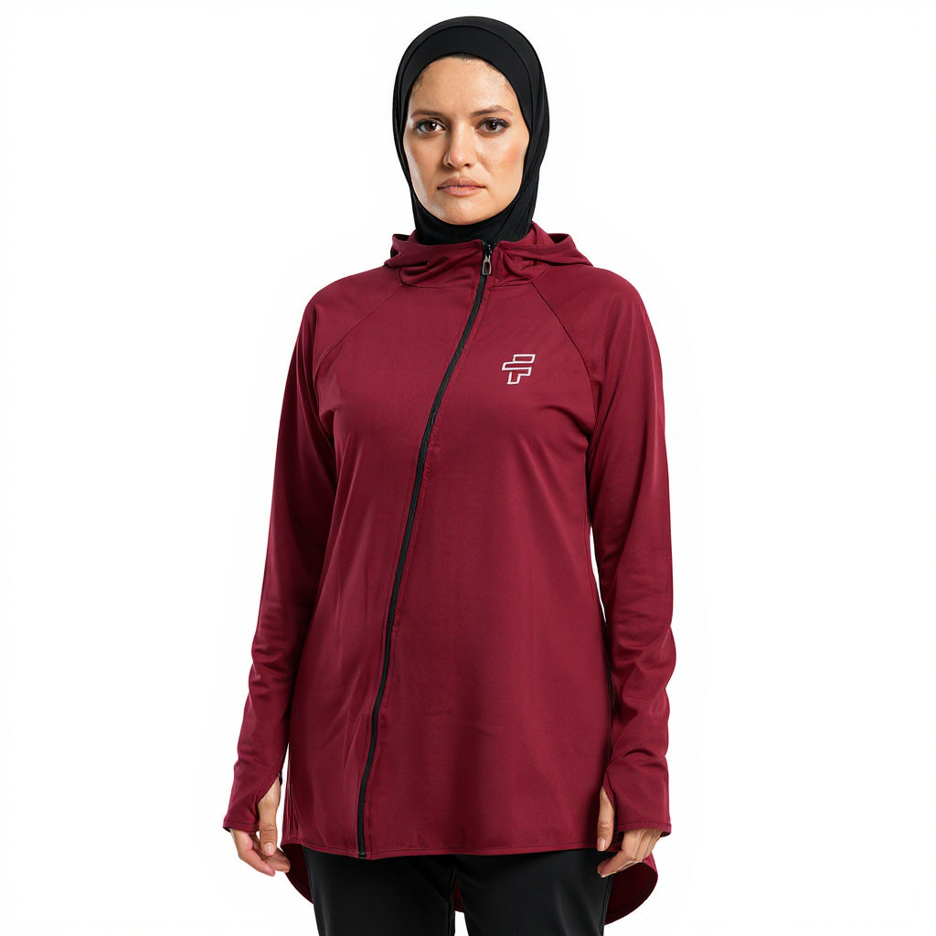 Fenomena Flow Jacket – Maroon Edition
