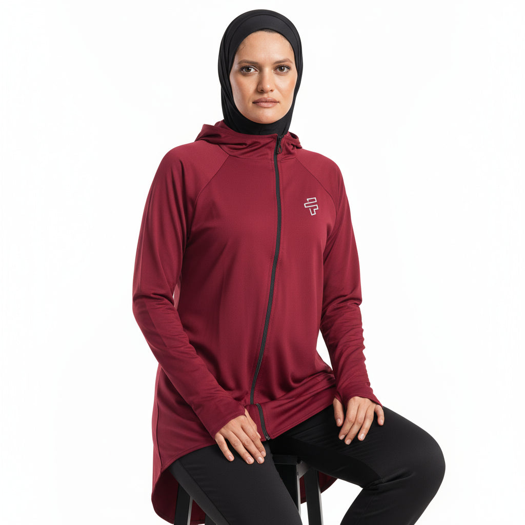 Fenomena Flow Jacket – Maroon Edition
