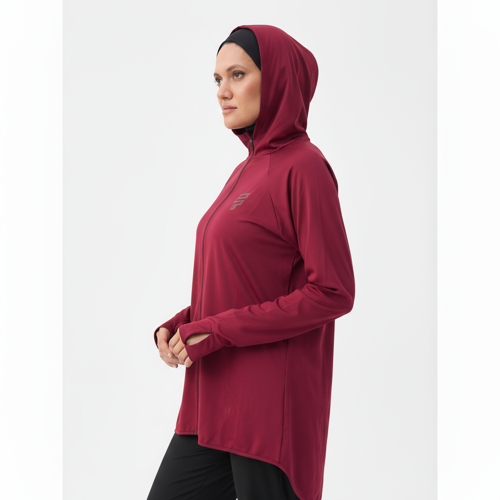 Fenomena Flow Jacket – Maroon Edition